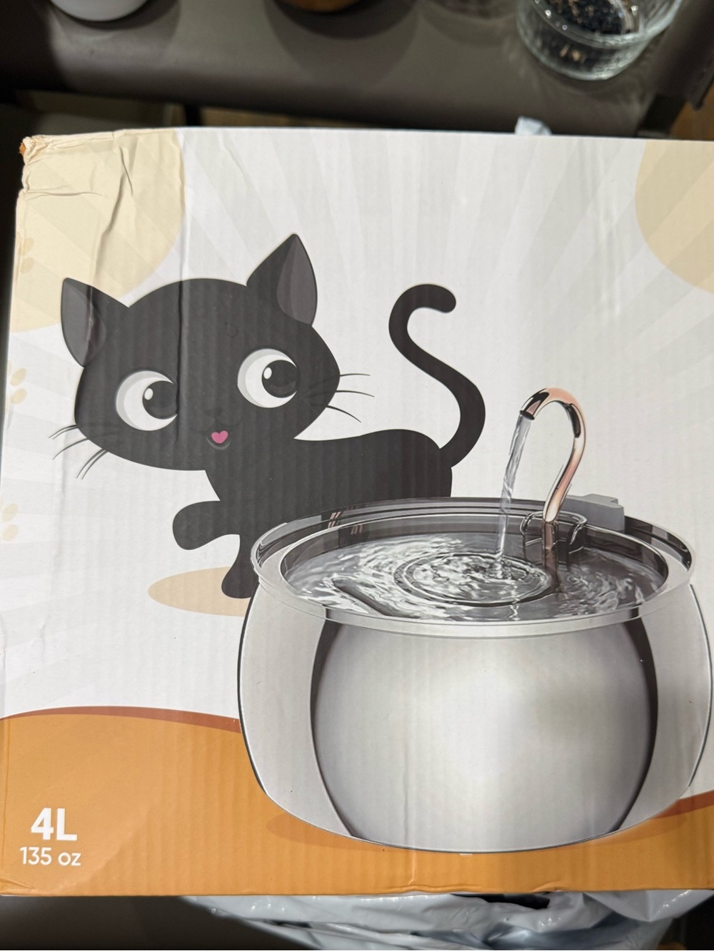 Kitty Spout Water Fountain NEW